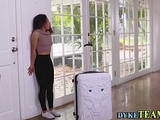 Busty milf strapon fucks